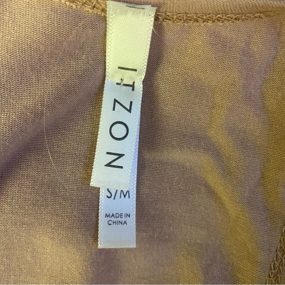 Itzon Women's Tan Tank Top GUC S/M - Picture 4 of 5